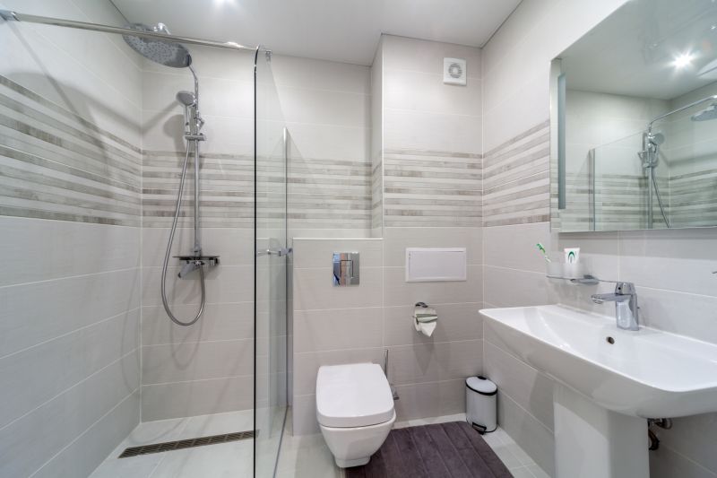 Small Bathroom Shower with Glass Enclosure